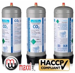 Bouteille MaxxiLine de gaz jetable 100% CO2 Alimentaire (E290)