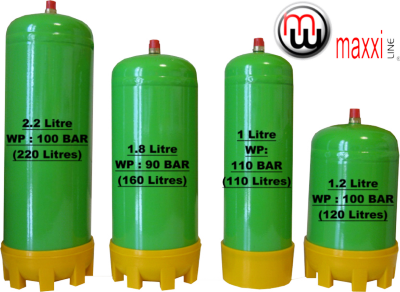 Petite bouteille de gaz d'hélium jetable vide de haute qualité en