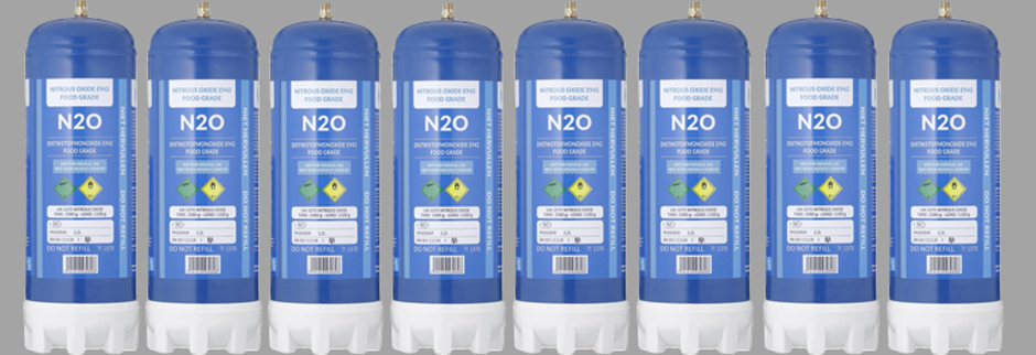 Bouteille MaxxiLine de gaz jetable 100% N2O Alimentaire E942