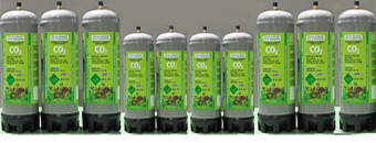 Gas bottles for Aquarium