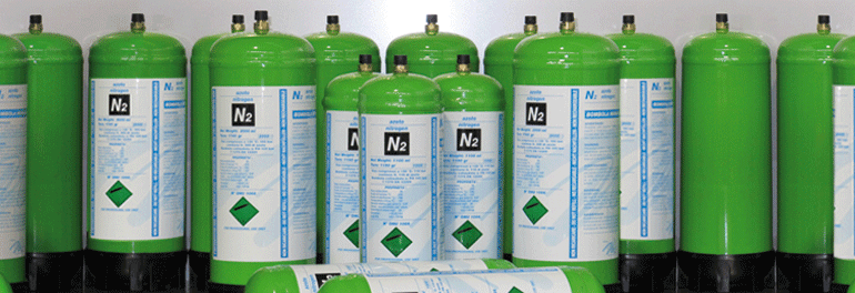 Nitrogen Gas Bottles