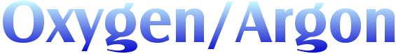 Oxygen/Argon