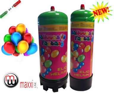 MaxxiLine Disposable Helium Bottles