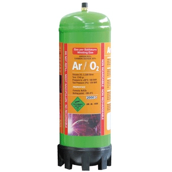 2 x Argon gas bottle 220ltr for mig/tig welding disposable cylinder 
