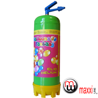 MaxxiLine - 1l 110bar 1.2l 100bar 1.8l 90bar 2.2l 100bar disposable helium  gas bottles for foil and latex ballon gas, airswimmers